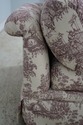 62317EC: Quality Toile Upholstered Chaise Lounge