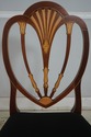 L70925: Set of 6 BAKER Inlaid Mahogany Norfolk Hep