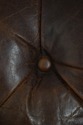 70922: Pair RESTORATION HARDWARE Tufted Leather Ch