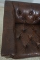 70922: Pair RESTORATION HARDWARE Tufted Leather Ch