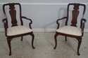 L70939: Set of 6 KINDEL Queen Anne Mahogany Dining