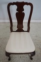 L70939: Set of 6 KINDEL Queen Anne Mahogany Dining