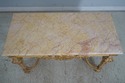 66463EC: Italian Carved Base Marble Top Library Co