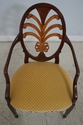 L66581EC: KARGES Inlaid Mahogany Hepplewhite Armch
