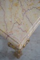 66463EC: Italian Carved Base Marble Top Library Co