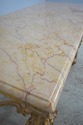 66463EC: Italian Carved Base Marble Top Library Co