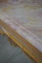 66463EC: Italian Carved Base Marble Top Library Co