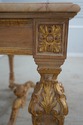 66463EC: Italian Carved Base Marble Top Library Co