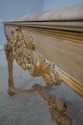 66463EC: Italian Carved Base Marble Top Library Co