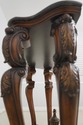 66484EC: MAITLAND SMITH Marble Top Carved Base Con