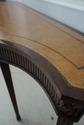 L2119: MAITLAND SMITH Leather Top Mahogany Console