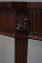 L2119: MAITLAND SMITH Leather Top Mahogany Console