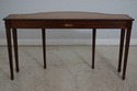 L2119: MAITLAND SMITH Leather Top Mahogany Console