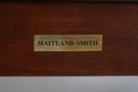 L2119: MAITLAND SMITH Leather Top Mahogany Console