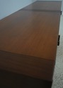 F70947: JOHN STUART Walnut Mid Century Modern Doub