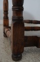 L70660: Vintage English Oak Gate Leg Drop Leaf Din