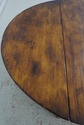 L70660: Vintage English Oak Gate Leg Drop Leaf Din