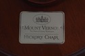 L70898: HICKORY CHAIR Mt Vernon Mahogany Pie Crust