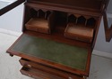 L70969: Hepplewhite Style Mahogany Drop Front Secr