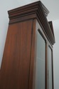 L70969: Hepplewhite Style Mahogany Drop Front Secr