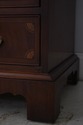 L70969: Hepplewhite Style Mahogany Drop Front Secr