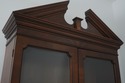 L70969: Hepplewhite Style Mahogany Drop Front Secr