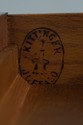 70759: KITTINGER Chippendale Style Mahogany Execut