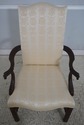70995: Pair of HENKEL HARRIS Mahogany Upholstered 