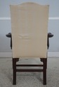 70995: Pair of HENKEL HARRIS Mahogany Upholstered 