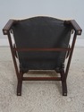 70995: Pair of HENKEL HARRIS Mahogany Upholstered 