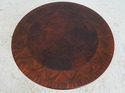 L70962: HENKEL HARRIS Round Mahogany Inlaid Cockta