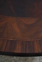 L70962: HENKEL HARRIS Round Mahogany Inlaid Cockta