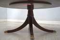 L70962: HENKEL HARRIS Round Mahogany Inlaid Cockta