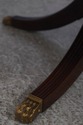 L70962: HENKEL HARRIS Round Mahogany Inlaid Cockta