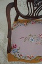 LF71013: Vintage Mahogany Double Chair Back Settee