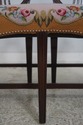LF71013: Vintage Mahogany Double Chair Back Settee