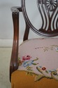 LF71013: Vintage Mahogany Double Chair Back Settee