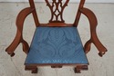 66196EC: JW BUNKER Bench Made Chippendale Walnut A