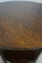 66115EC: STICKLEY Mission Oak Round Lamp Table