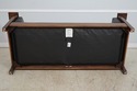 66114EC: STICKLEY Mission Oak Sofa w. Black Leathe