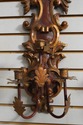 F66576EC: Pair Venetian 3 Arm Candelabra Wall Scon