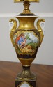 F66582EC: Pair SEVRES Style Italian Urn Porcelain 