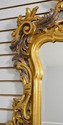 66506EC: Italian Rococo Style Gold Gilt Beveled Mi