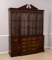 F70708: STICKLEY Mahogany 4 Door Breakfront Bookca