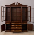 F70708: STICKLEY Mahogany 4 Door Breakfront Bookca