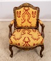 L70950: Pair Of SOUTHWOOD Louis XV Style Fauteuil 