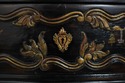 L66570: Italian Baroque Painted Finish 3 Drawer Co