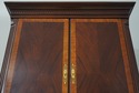 66367EC: HICKORY WHITE Banded Mahogany TV Bedroom 