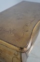 L66505EC: Italian Gold Gilt 2 Drawer Carved Commod