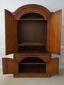 66333EC: KARGES Burl Elm Bedroom TV Armoire Cabine